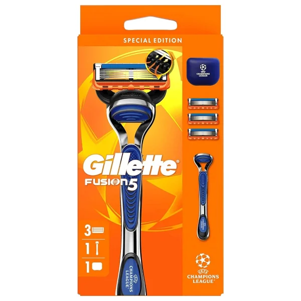 Gillette Fusion5 Uefa Champions League 3 Başlıklı Tıraş Bıçağı - Görsel 2