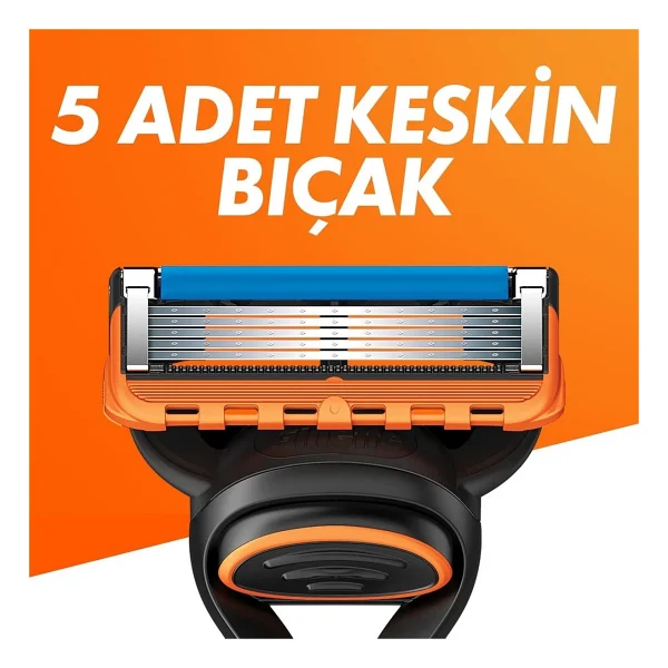 Gillette Fusion5 Uefa Champions League 3 Başlıklı Tıraş Bıçağı - Görsel 6
