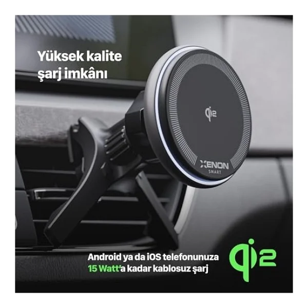 Kablosuz Şarjlı Sensörlü Araç Içi Telefon Tutucu Hld-60 - Çok Renkli - Görsel 4