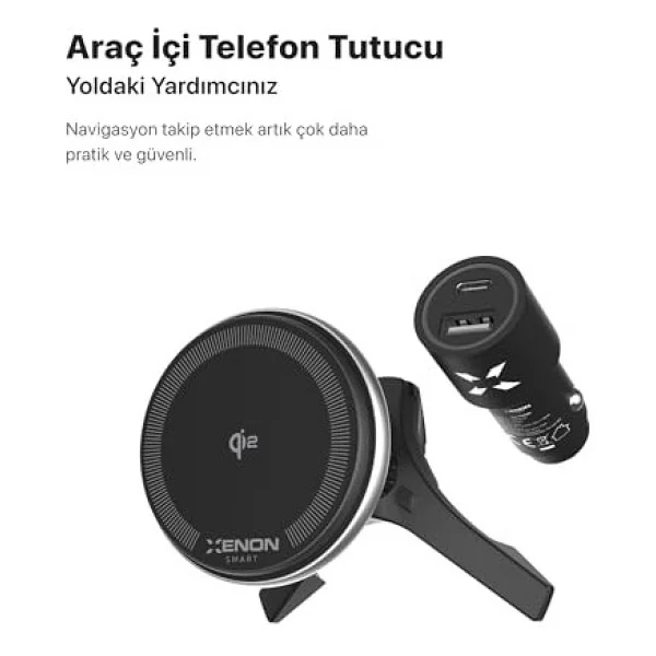 Kablosuz Şarjlı Sensörlü Araç Içi Telefon Tutucu Hld-60 - Çok Renkli - Görsel 5