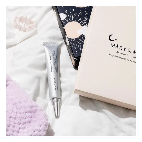 Mary & May Tranexamic Acid + Glutathion Koyu Halka Karşıtı Aydınlatıcı 12 Gr Göz Çevresi Kremi - Görsel 7