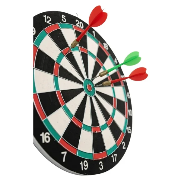 Astraltech Kaliteli Ahşap 15 Inç Dart Tahtası Kolay Montajlı 4 Ok - Görsel 4