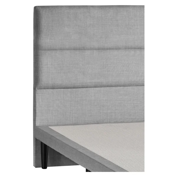 Niron Yatak Niron Slim Baza Ve Başlık Takımı - 140x190 Çift Kişilik Kumaş Kaplı Metal Karyola Ve Başlık Seti - Açık Gri - 140 X 190 Cm - Görsel 4