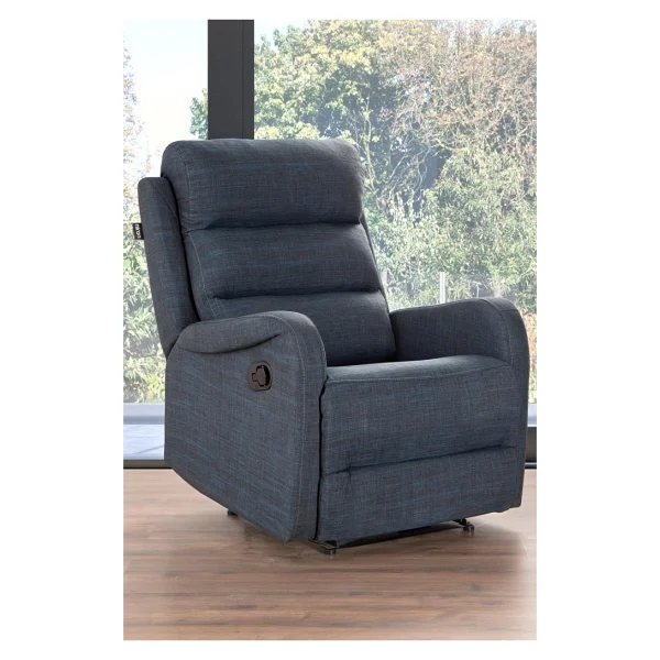 Niron Comfort Navy Fonksiyonel Tekli Koltuk TV - Baba Koltuğu - Berjer Mavi - Görsel 9