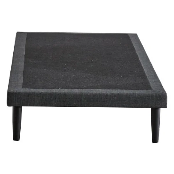 Niron Yatak Niron Slim Karyola - 120x200 Tek Kişilik Baza - Metal Iskeletli, Yüksek Ayaklı Ve Keten Kumaşlı - Açık Gri - 120 X 200 Cm - Görsel 7