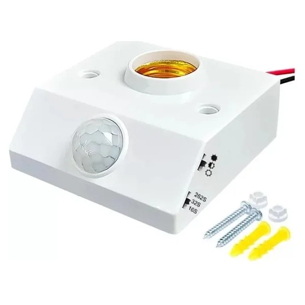 Ledx Dy-102 Abs 360 Pır Hareket Sensörlü E27 Duy Aparatı - Görsel 4