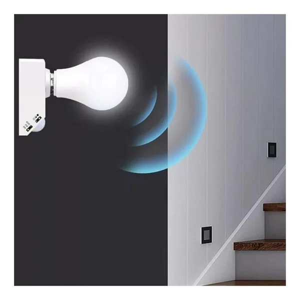Ledx Dy-102 Abs 360 Pır Hareket Sensörlü E27 Duy Aparatı - Görsel 2