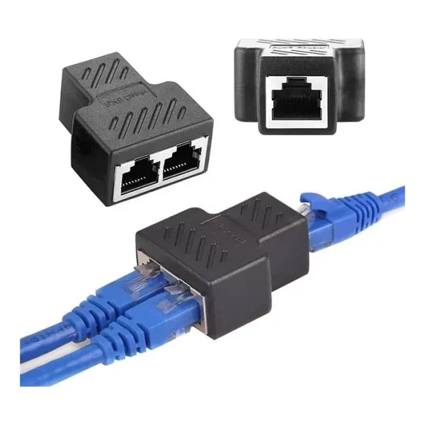Powermaster Pm-26130 Ethernet Rj45 To 2x Çoklayıcı Dişi Splitter Adaptör - Görsel 4