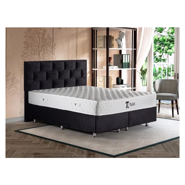 Niron Yatak Pinotte Pi Pocket Tek Kişilik Lüks Full Ortopedik Paket Yaylı Yumuşak Yatak 100x200 Cm - 100 X 200 Cm - Görsel 5