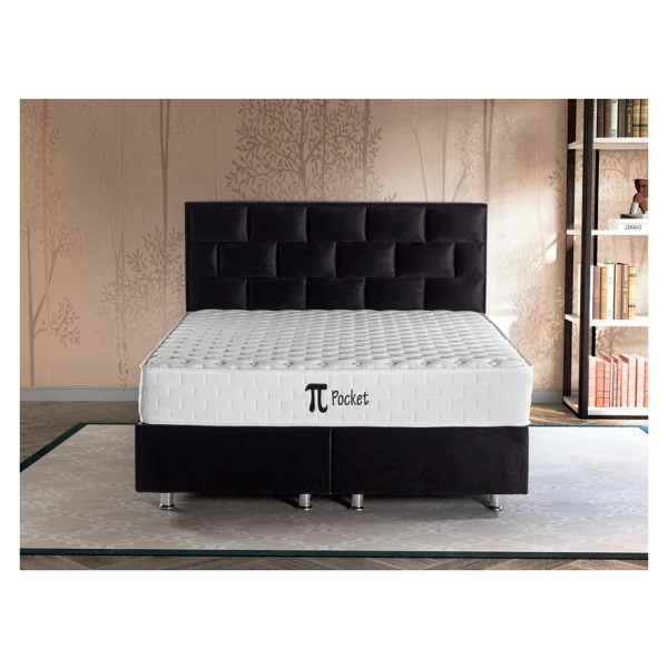 Niron Yatak Pinotte Pi Pocket Tek Kişilik Lüks Full Ortopedik Paket Yaylı Yumuşak Yatak 100x200 Cm - 100 X 200 Cm - Görsel 6