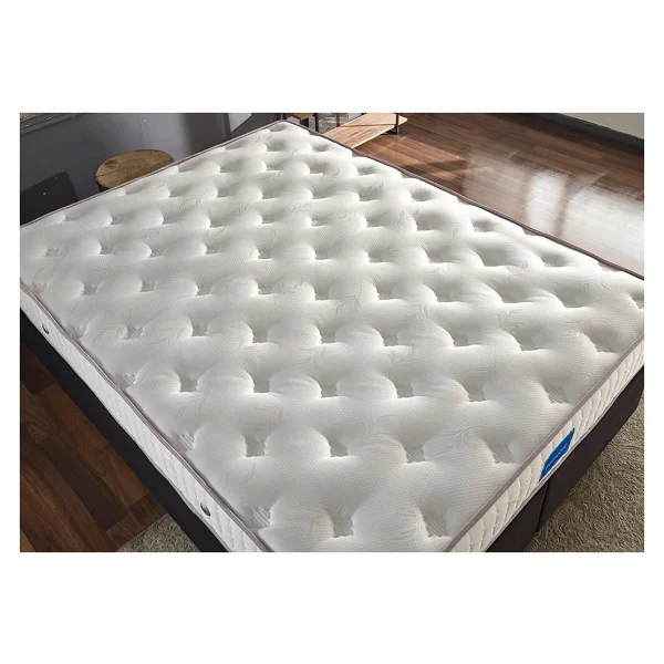 Niron Juliette 120x200 Bir Buçuk Kişilik Lüks Yatak Seti - Siyah Kumaş Baza, Başlık Ve Yatak Takımı - Görsel 2