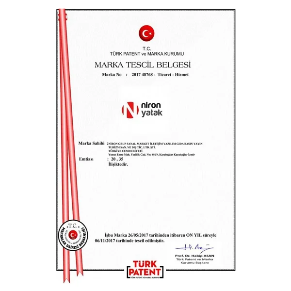 Niron Greypedic Yaylı 100x200 Cm Pedli Ortopedik Tek Kişilik Yatak - Görsel 7