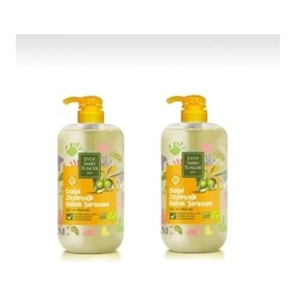 Eyüp Sabri Tuncer Doğal Zeytinyağlı Bebek Şampuanı 600 Ml X 2 - Renkli - Görsel 2
