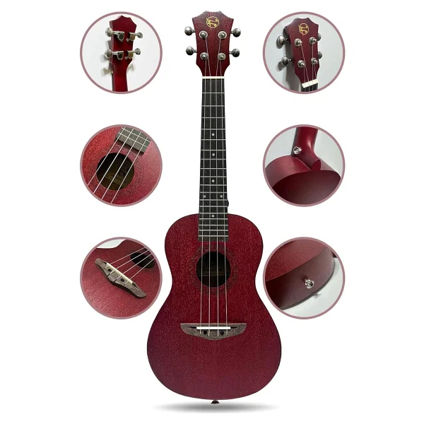 Fourtune Elio Ukc-23rd Concert Ukulele Maun Hakiki Ağaç (Özel Seri) - Görsel 3