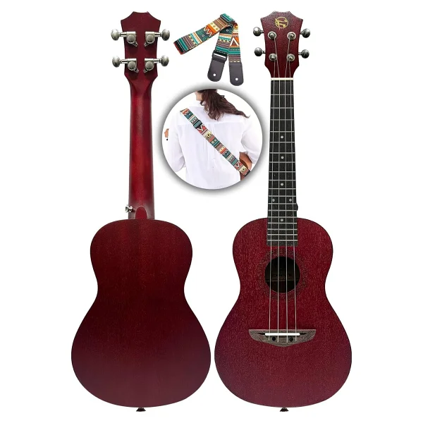 Fourtune Elio Ukc-23rd Concert Ukulele Maun Hakiki Ağaç (Özel Seri) - Görsel 4