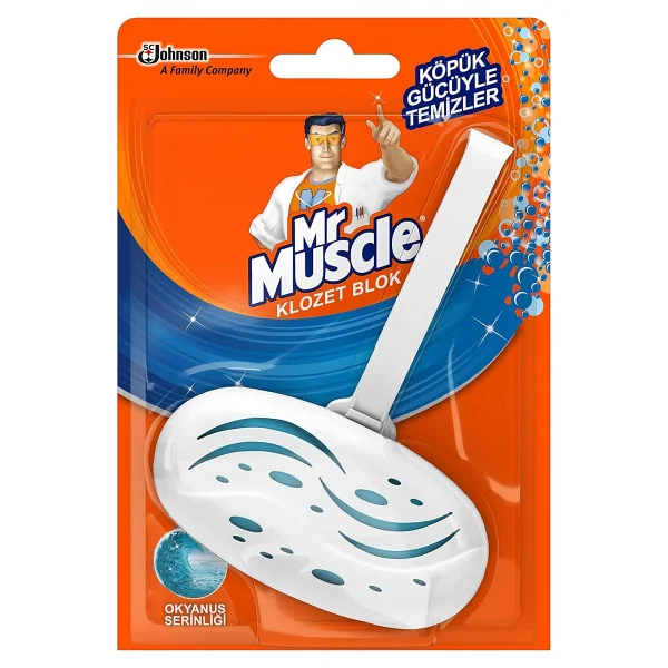 Mr Muscle Okyanus Serinliği 1 Adet Klozet Bloğu - Görsel 6
