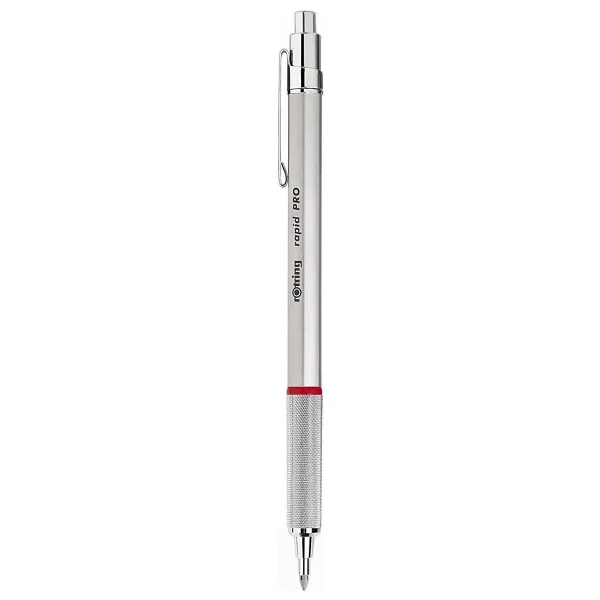 Rotring Rapid Pro Tükenmez Kalem 1904291, Krom, Tekli Kutu - Çok Renkli - Görsel 5