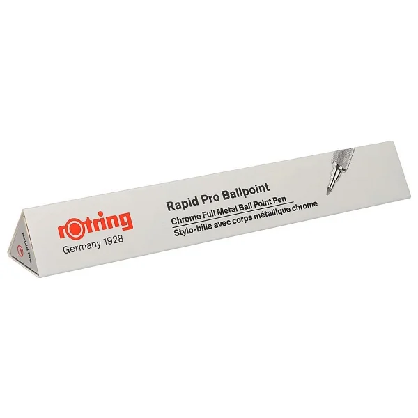 Rotring Rapid Pro Tükenmez Kalem 1904291, Krom, Tekli Kutu - Çok Renkli - Görsel 4