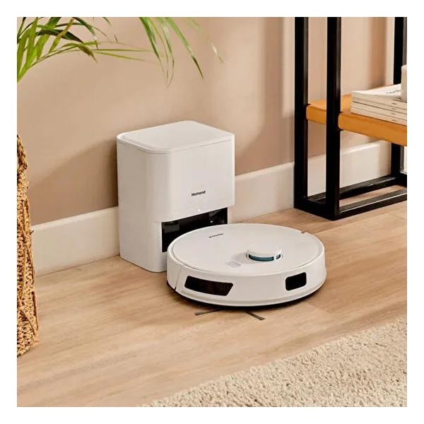 Homend Alex Laser Power 1289h Çöp İstasyonlu Akıllı Robot Süpürge - Görsel 9