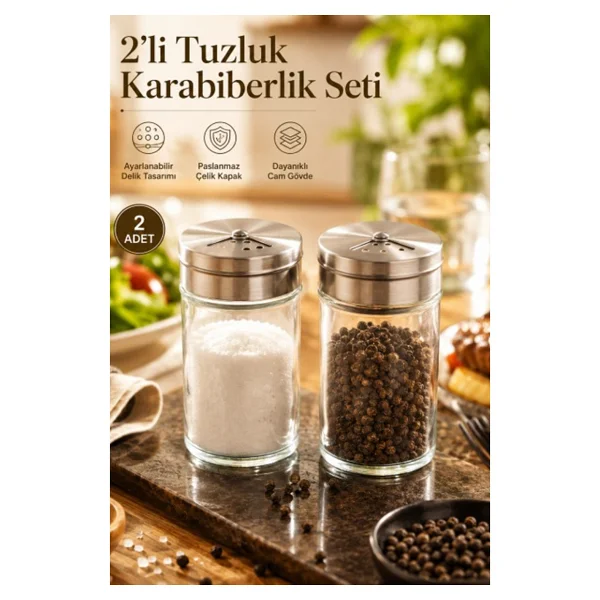 Perotti 13670 Simplico 2'li Tuzluk Biberlik 100 Ml - Görsel 5