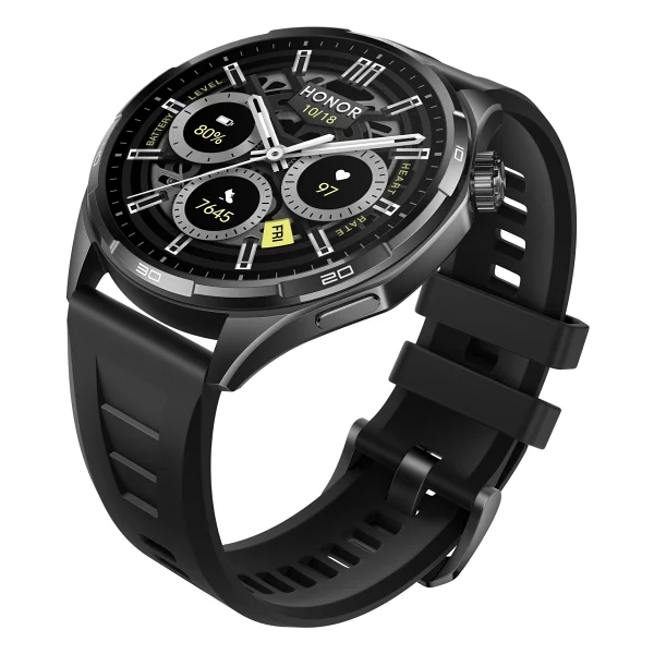 Honor Watch 6 Siyah Kauçuk Kordon Akıllı Saat - Görsel 3