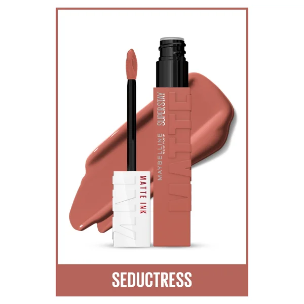 Maybelline New York Super Stay Matte Ink 65 Seductress Likit Ruj - Görsel 4