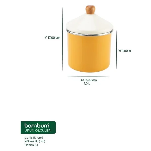 Bambum Nostalji 12 Cm Hardal Baharatlık - Görsel 8