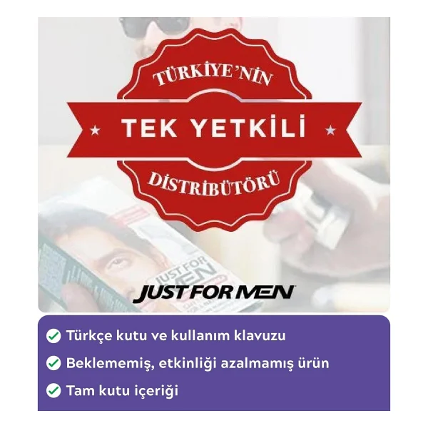 Just For Men Touch Of Grey Orta Kahve Erkek Saç Boyası - Görsel 5