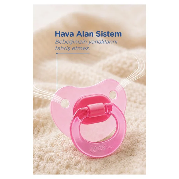 Wee Baby 113 Akide Damaklı No:3 18 Ay+ Pembe Emzik - Görsel 8