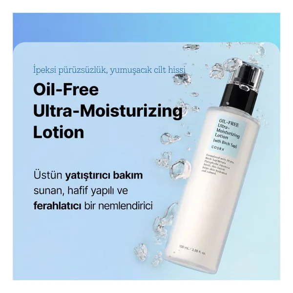 Cosrx Oil Free Ultra Nemlendirici Losyon 100 Ml - Görsel 2