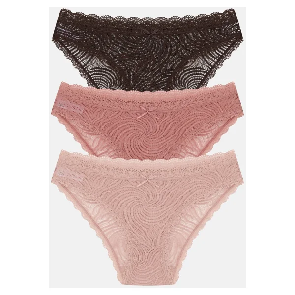 Suwen Softly Secret Invisible Lazer Kesim Yüksek Bel Slip Külot - Görsel 8