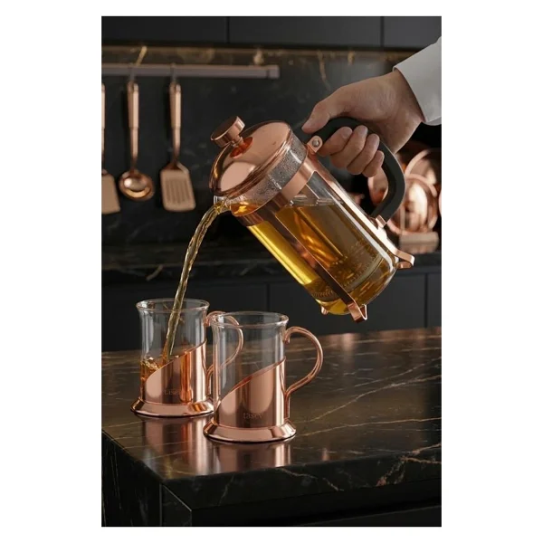 Taşev T0414 Holmes 600 Ml French Press Set - Görsel 2