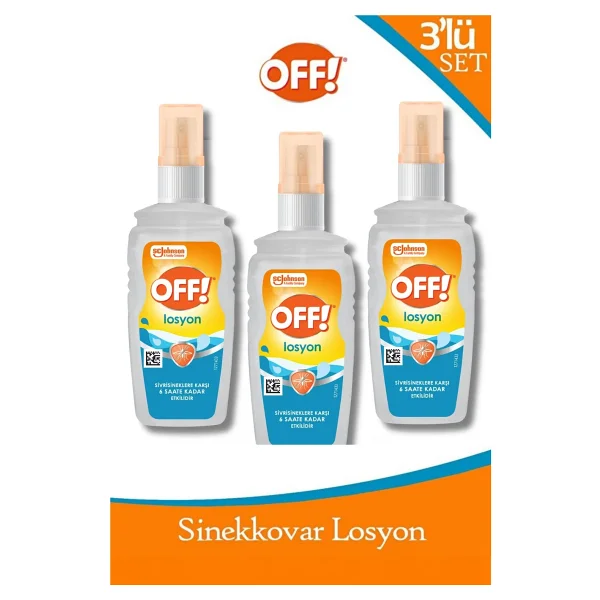Off Sinek Kovar Losyon 100 Ml 3'lü - Görsel 3