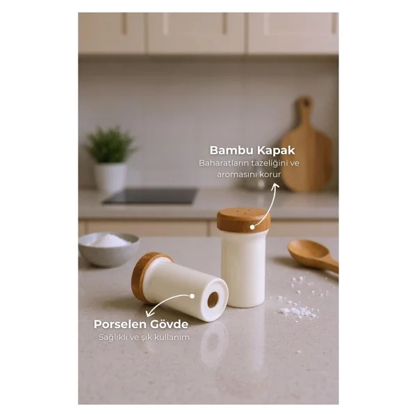 Bambum Festival Bambu Standlı 12'li Dönen Baharatlık - Görsel 4