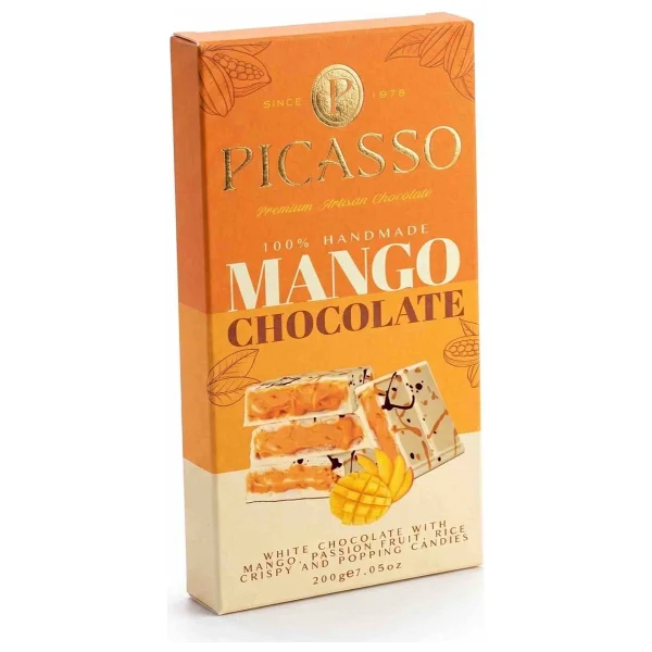 Vanelli Pıcasso Mangolu Beyaz Dubai Çikolata 200 gr - Görsel 3