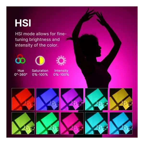 Ulanzi L074cna1 120 W RGB V-Mount Video Işık Sistemi - Görsel 8