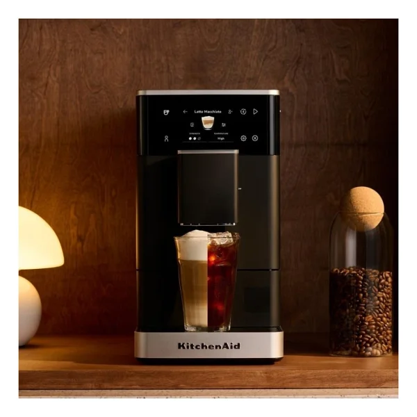 Kitchenaid Kf4 5kes8454ebm Matte Black Tam Otomatik Espresso Makinesi - Görsel 2