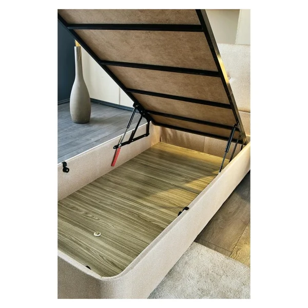 Luna Baza Başlık Yatak Takımı - 140x190 Cm Çift Kişilik Ortopedik Yatak Seti Sağlamlaştırılmış Baza - Görsel 8