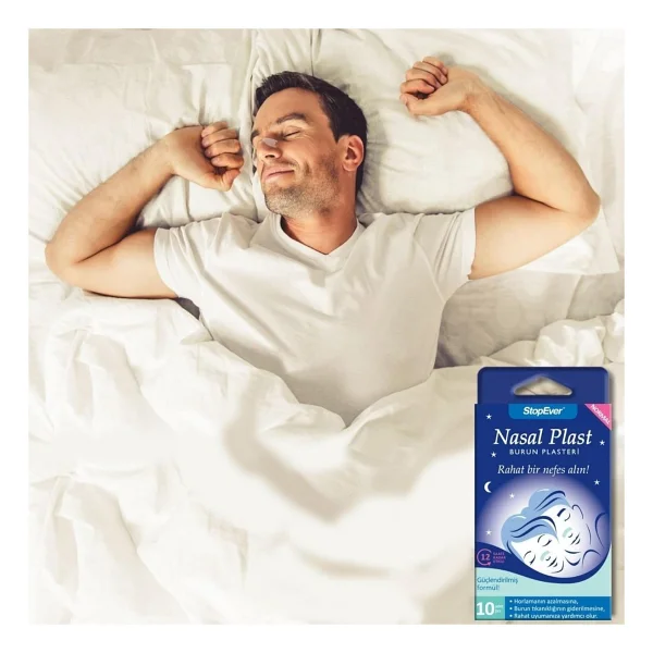 Stopever Nasal Plast, Nefes Açici Bant, Normal Boy 6 Paket (6 X 10 Adet) - Görsel 3