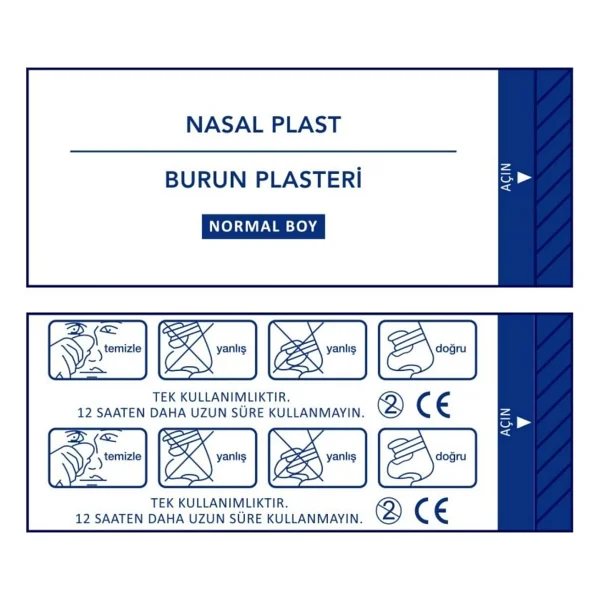 Stopever Nasal Plast, Nefes Açici Bant, Normal Boy 6 Paket (6 X 10 Adet) - Görsel 4