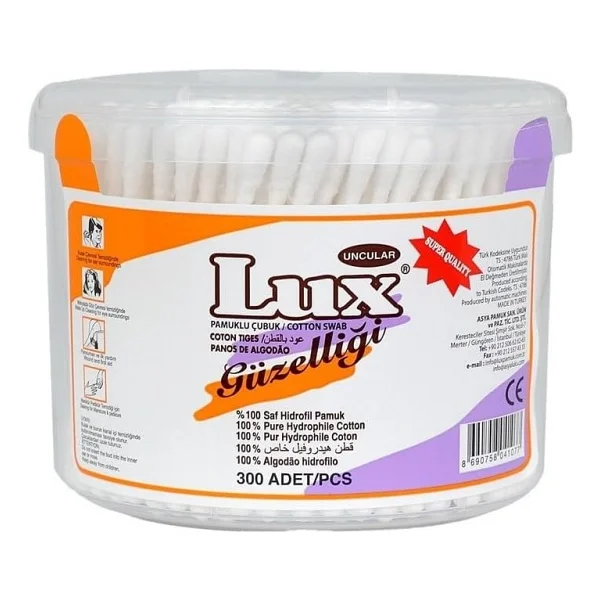 Lux 300 Adet Kulak Temizleme Çubuğu - Görsel 3