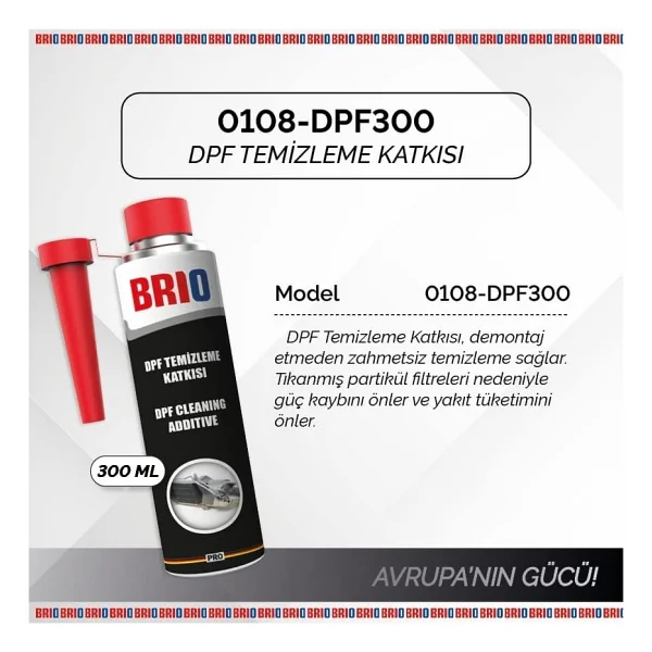 Brio 300 Ml Dizel Partikül Filtre Temizleyici - Görsel 2