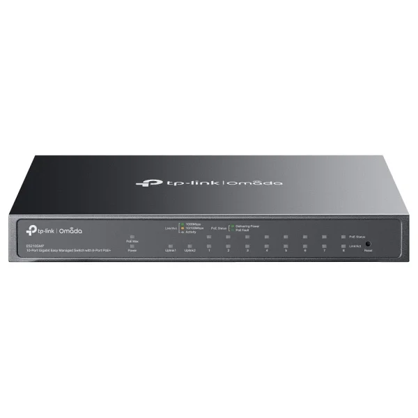 Tp-Link Omada Es210gp 10 Port 10/100/1000 Mbps Poe Yönetilebilir Gigabit Switch - Görsel 2