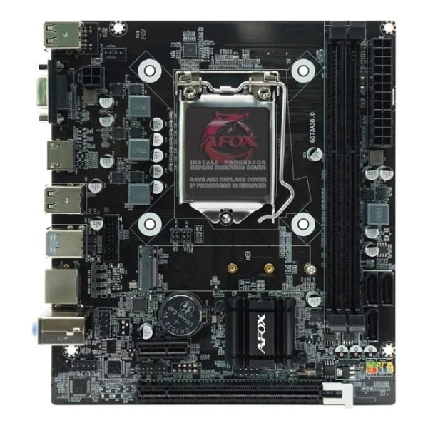 Afox Ih110d4-Ma2-V4 Intel Lga1151 DDR4 Micro Atx Anakart - Görsel 3