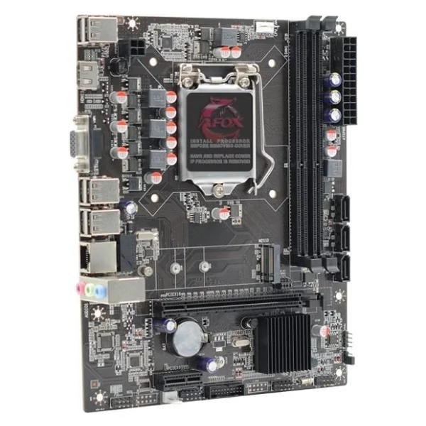 Afox Ih61-Ma5-V6 H61 2xddr3 Vga+Hdmı 1x Lan 1x M.2 Nvme Gen3 1155 Pın Anakart - Görsel 2