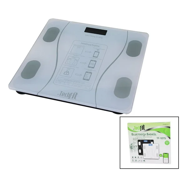 Techfit Tf-1075 Cam Akıllı Dijital Baskül - Görsel 2