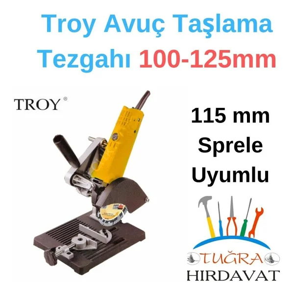 Troy 90008 100-125 Mm Avuç Taşlama Sehpası - Görsel 2