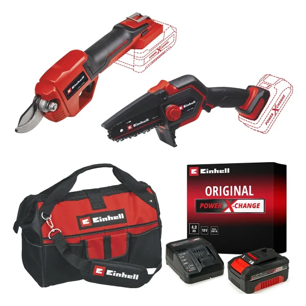 Einhell Ge-Ps 18/15 Li Bl + Ge-Ls 18 Li Akülü Dal Budama Testeresi Ve Budama Makası Seti (4,0 Ah Akü Ve Şarj Cihazı, Çanta Dahildir) - Görsel 2