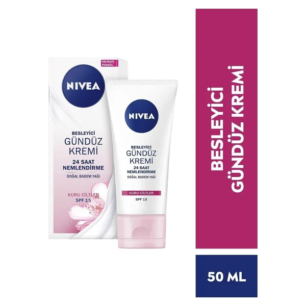 Nivea Essentials Besleyici Kuru Ciltler İçin Spf 15 Tüp Gündüz Kremi 50 Ml - Görsel 2