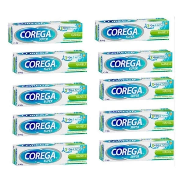 Corega Naneli 40 Gr 12 Adet Protez Diş Yapıştırıcı - Görsel 2